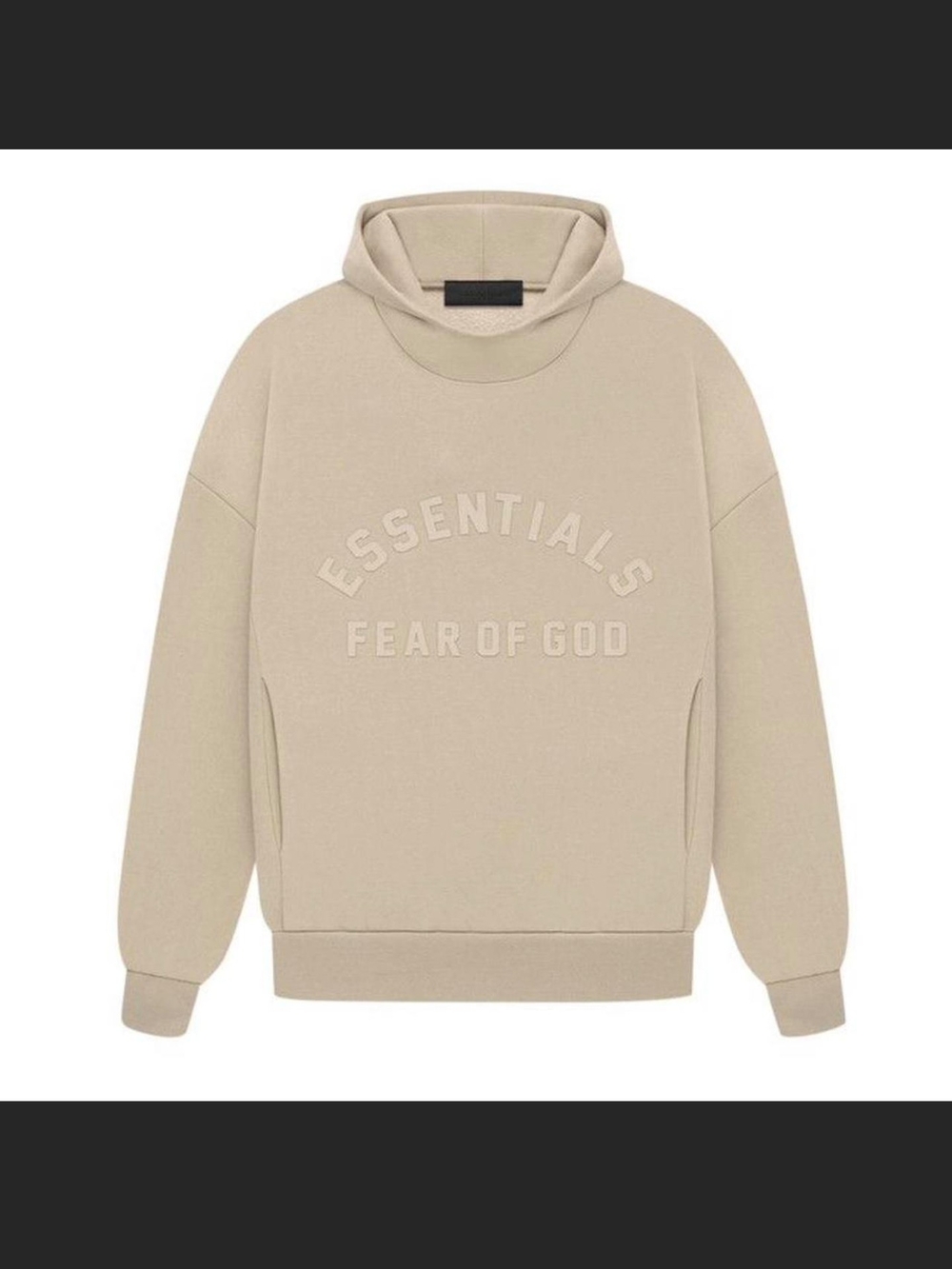 Fear of God Essentials Hoodie in Beige